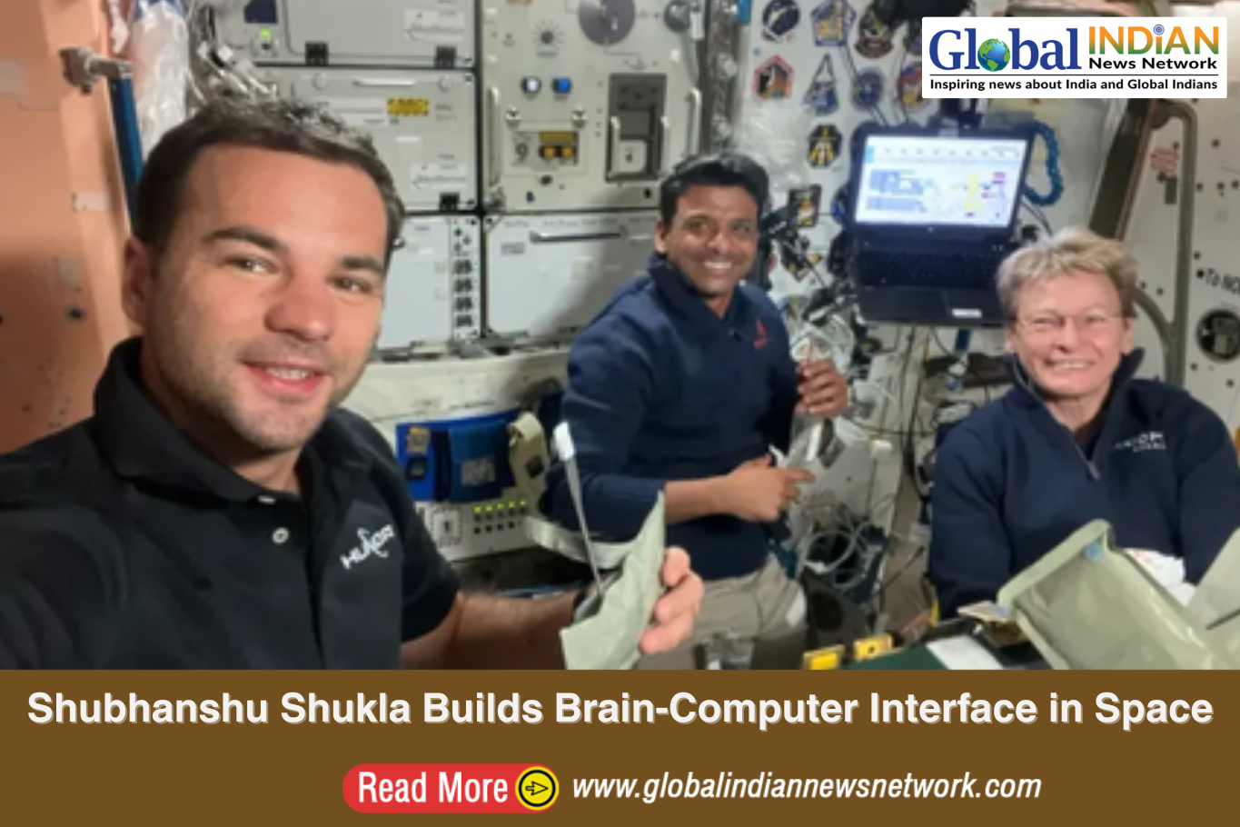 Shubhanshu Shukla Builds Brain-Computer Interface in Space