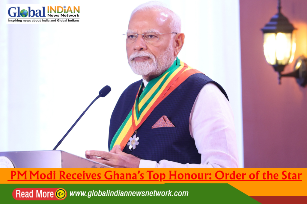 PM Modi Receives Ghana’s Top Honour: Order of the Star