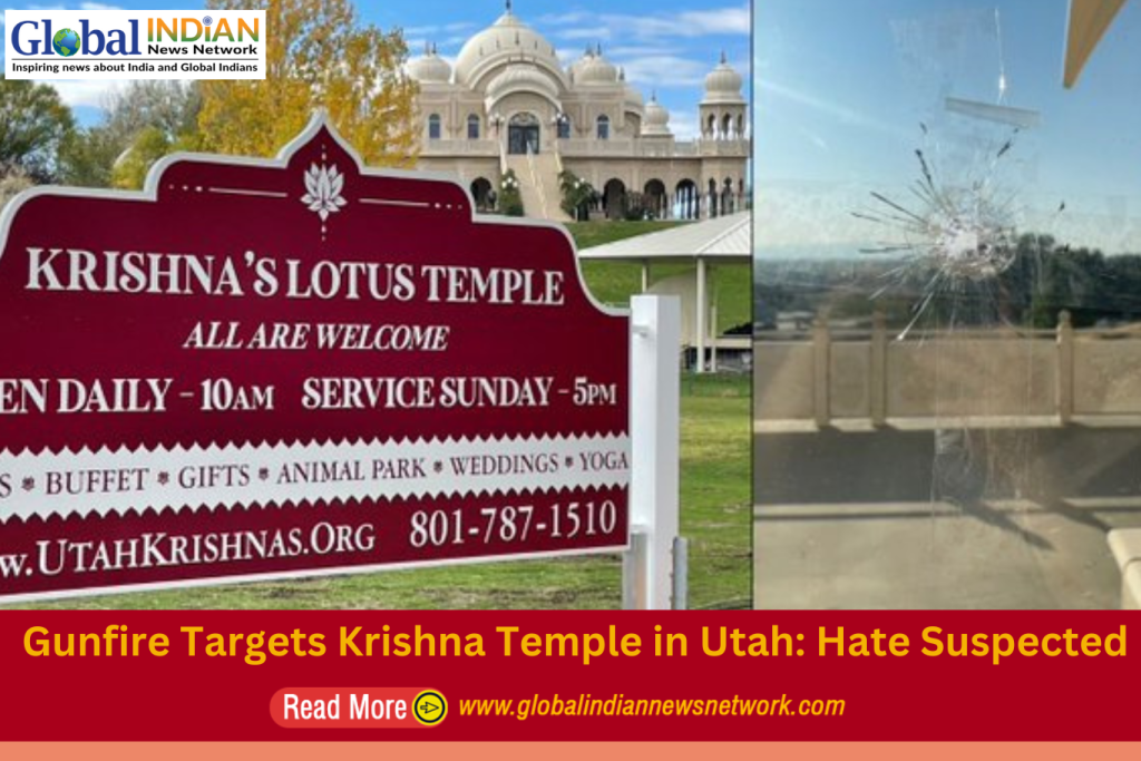 Gunfire Targets Krishna Temple in Utah: Hate Suspected