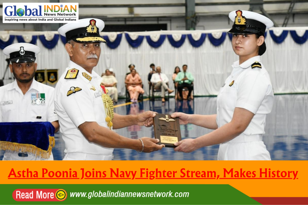 Astha Poonia Joins Navy Fighter Stream, Makes History