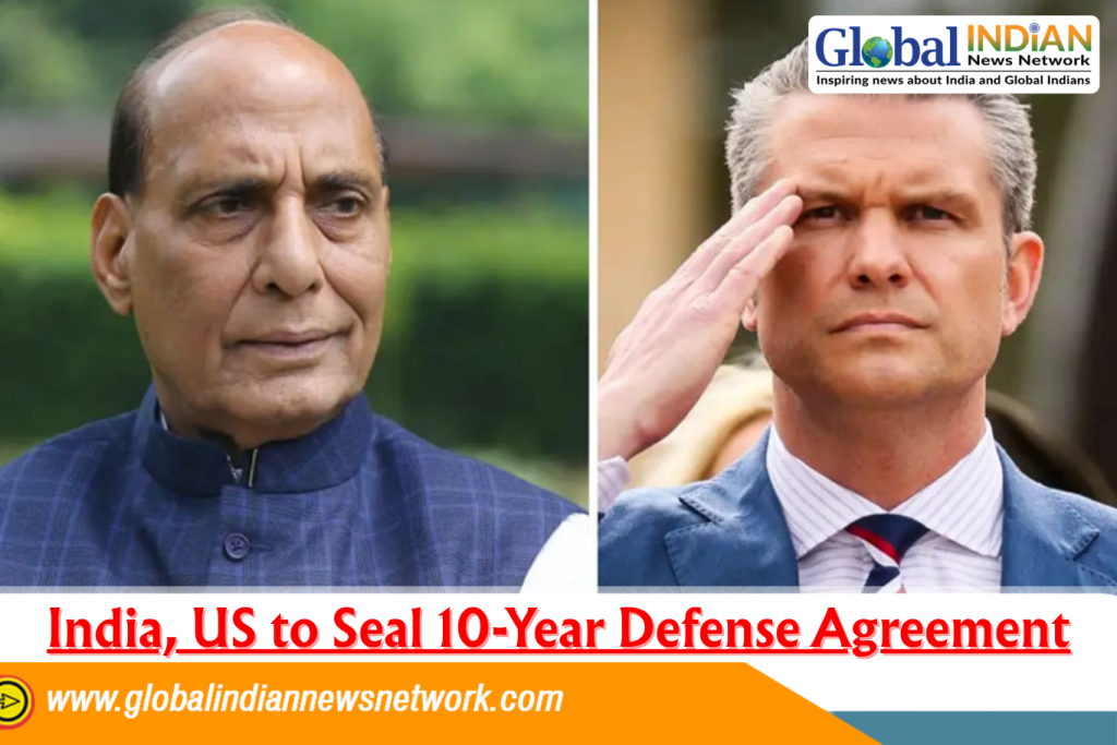 India, US to Seal 10-Year Defense Agreement