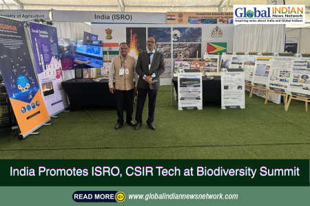 India Promotes ISRO, CSIR Tech at Biodiversity Summit
