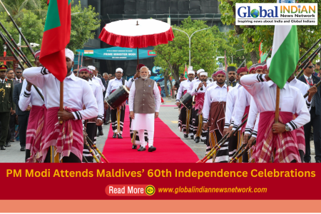 PM Modi Attends Maldives’ 60th Independence Celebrations