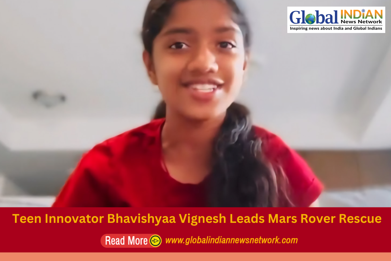 Teen Innovator Bhavishyaa Vignesh Leads Mars Rover Rescue
