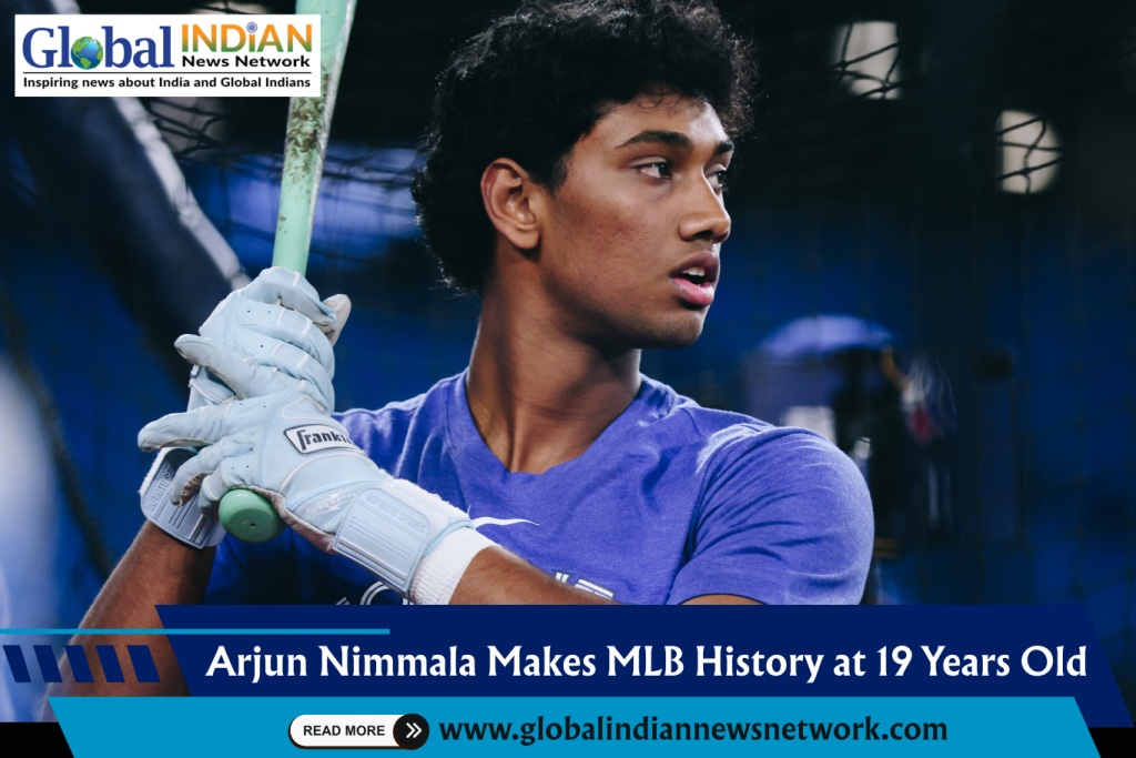 Arjun Nimmala Makes MLB History at 19 Years Old