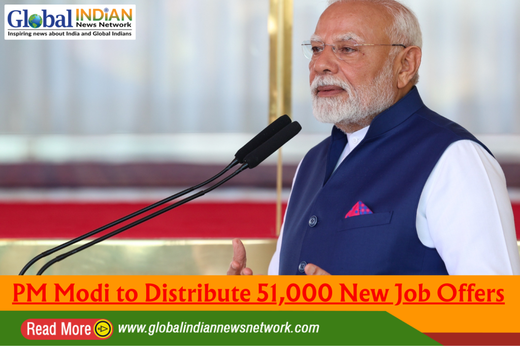 PM Modi to Distribute 51,000 New Job Offers