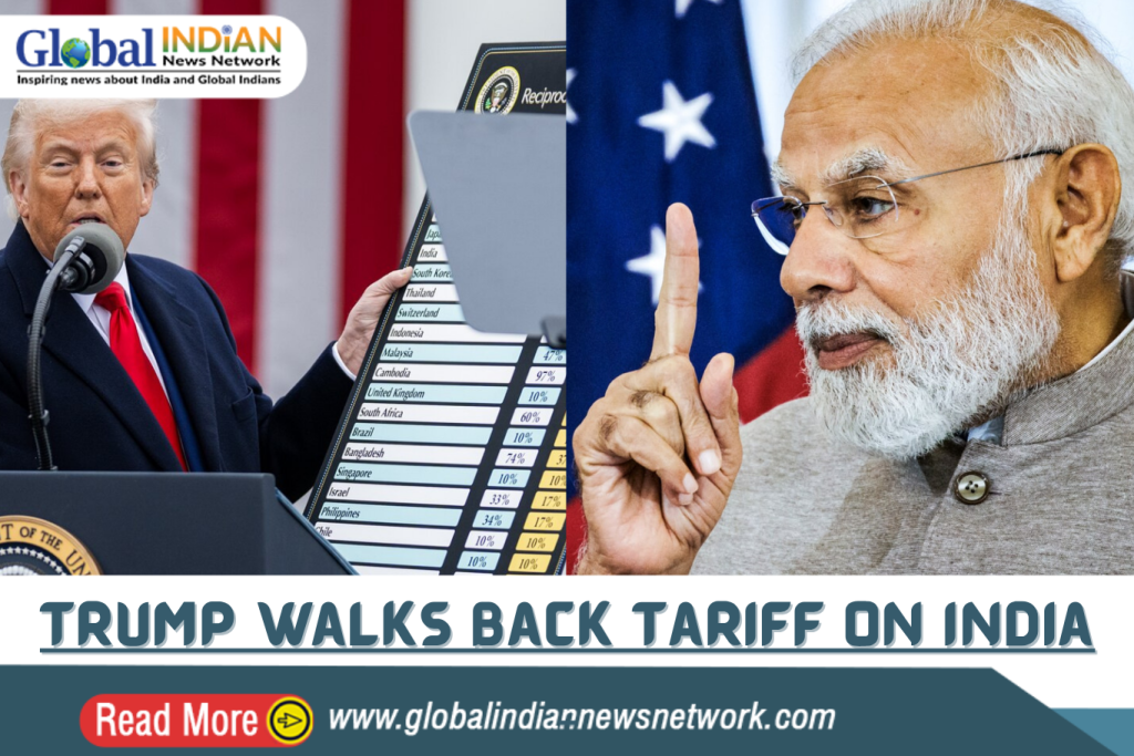 Trump Walks Back Tariff on India
