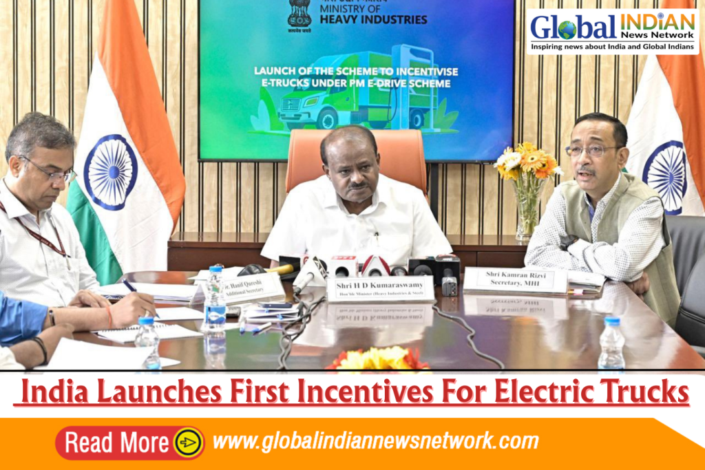 India Launches First Incentives For Electric Trucks