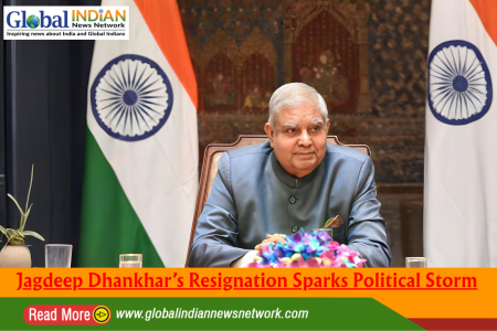 Jagdeep Dhankhar’s Resignation Sparks Political Storm