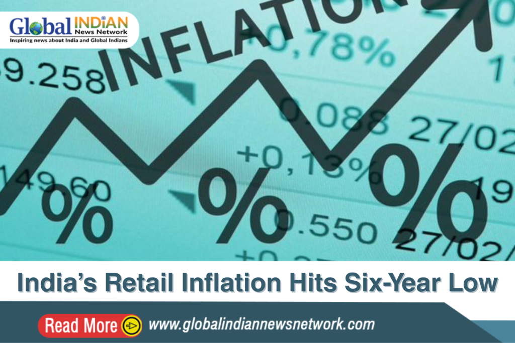 India’s Retail Inflation Hits Six-Year Low
