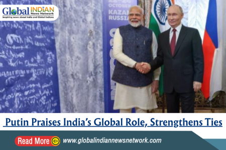 Putin Praises India’s Global Role, Strengthens Ties