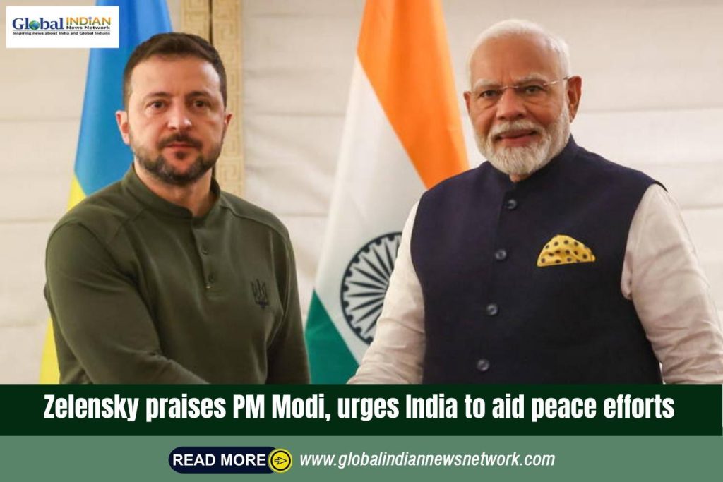 Zelensky praises PM Modi, urges India to aid peace efforts