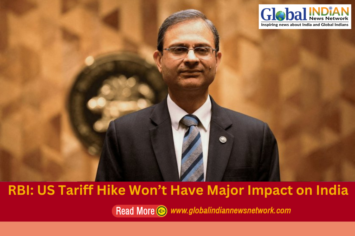  RBI: US Tariff Hike Won’t Have Major Impact on India
