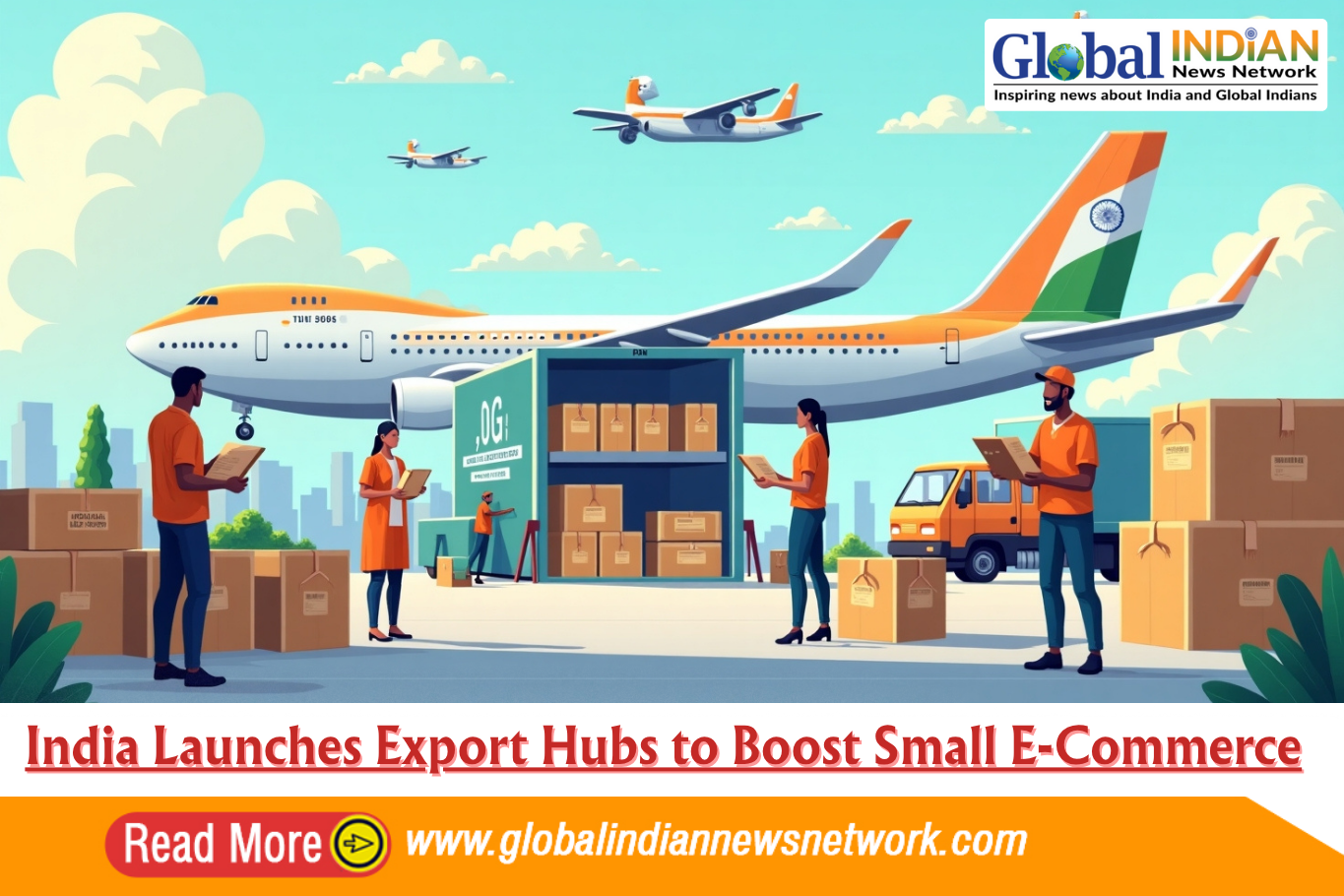 India Launches Export Hubs to Boost Small E-Commerce