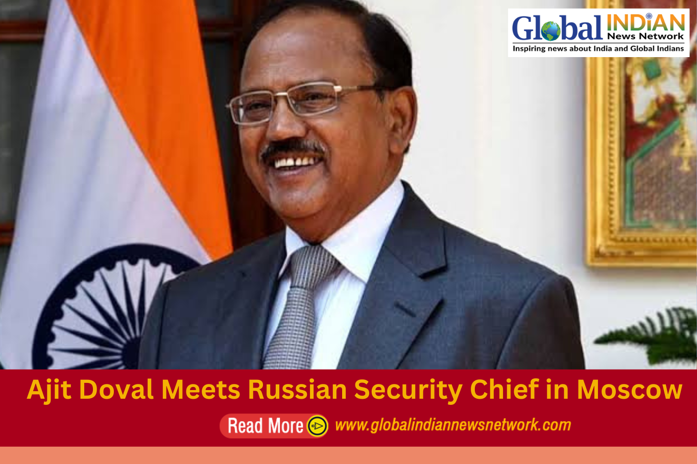  Ajit Doval Meets Russian Security Chief in Moscow

