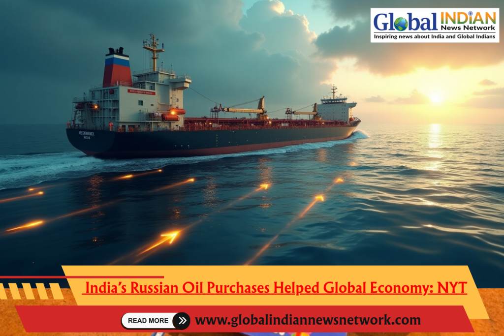 India’s Russian Oil Purchases Helped Global Economy: NYT