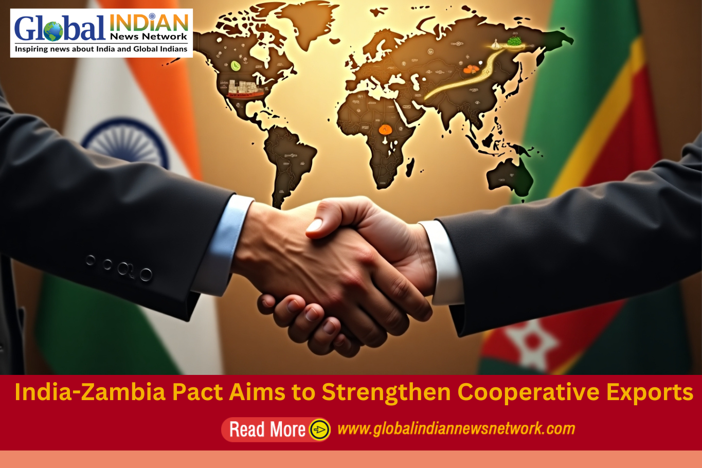  India-Zambia Pact Aims to Strengthen Cooperative Exports