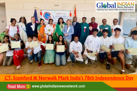CT, Stamford & Norwalk Mark India’s 78th Independence Day