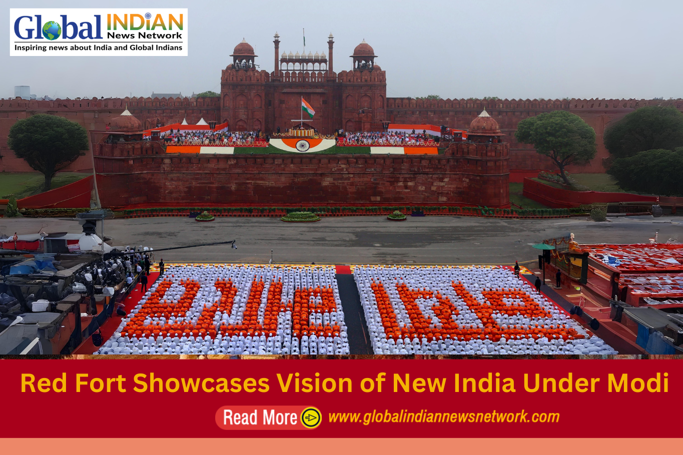  Red Fort Showcases Vision of New India Under Modi
