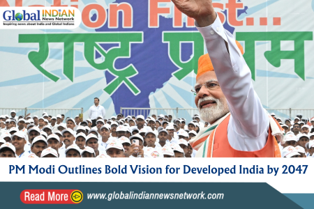 PM Modi Outlines Bold Vision for Developed India by 2047