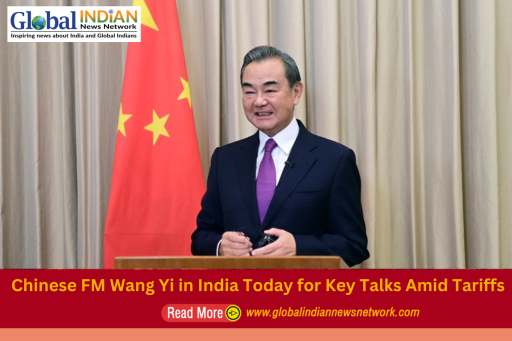 Chinese FM Wang Yi in India Today for Key Talks Amid Tariffs
