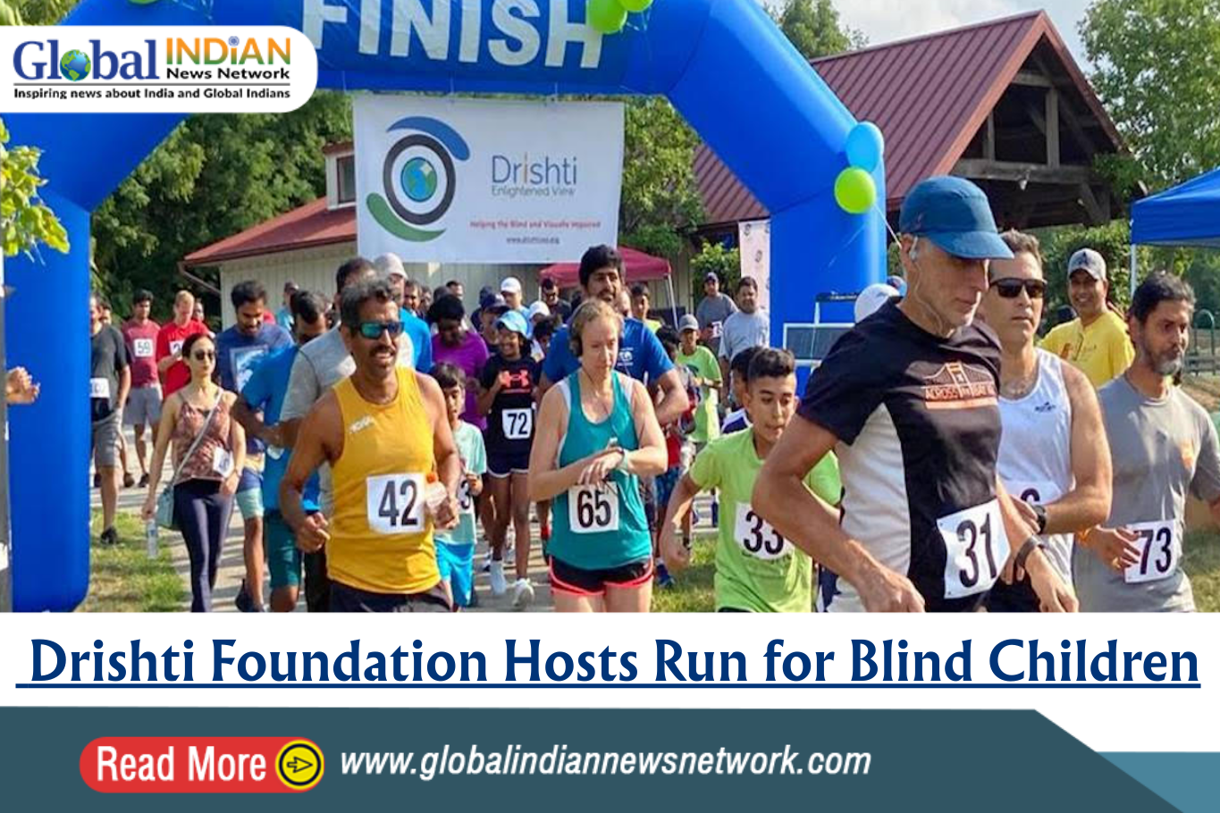  Drishti Foundation Hosts Run for Blind Children
