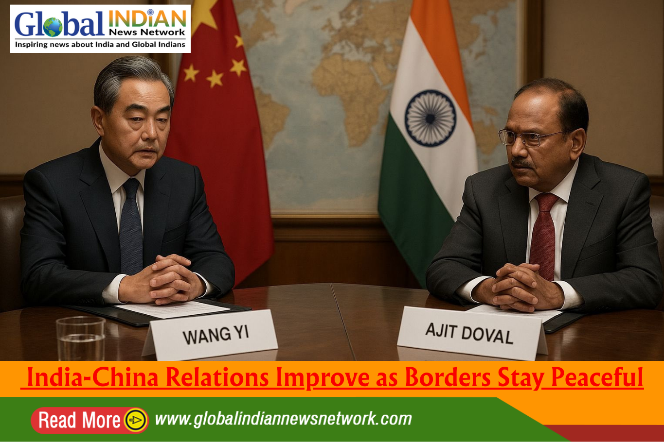  India-China Relations Improve as Borders Stay Peaceful
