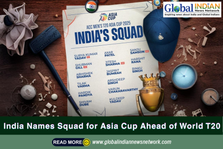 India Names Squad for Asia Cup Ahead of World T20