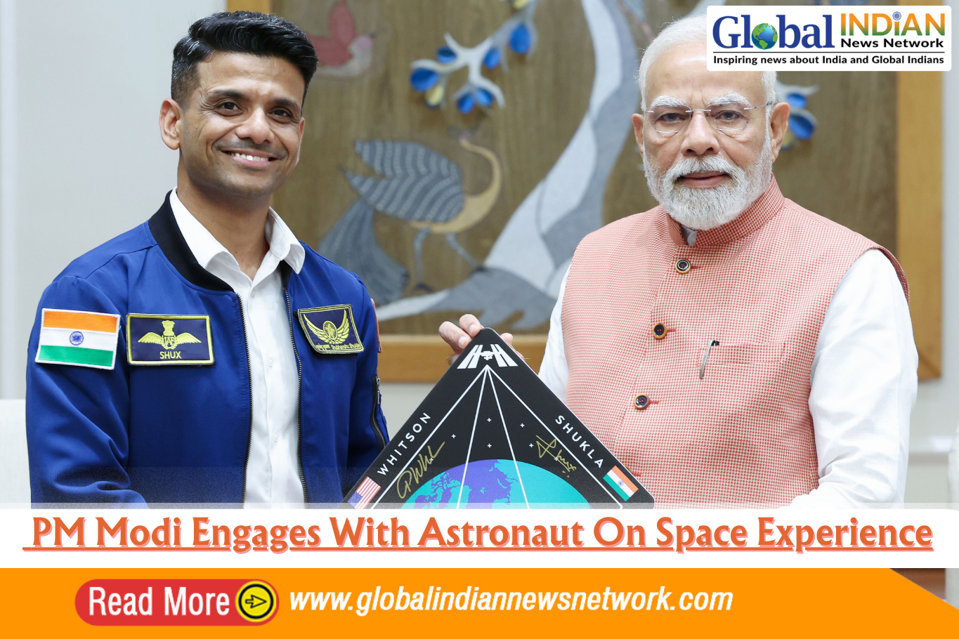  PM Modi Engages With Astronaut On Space Experience
