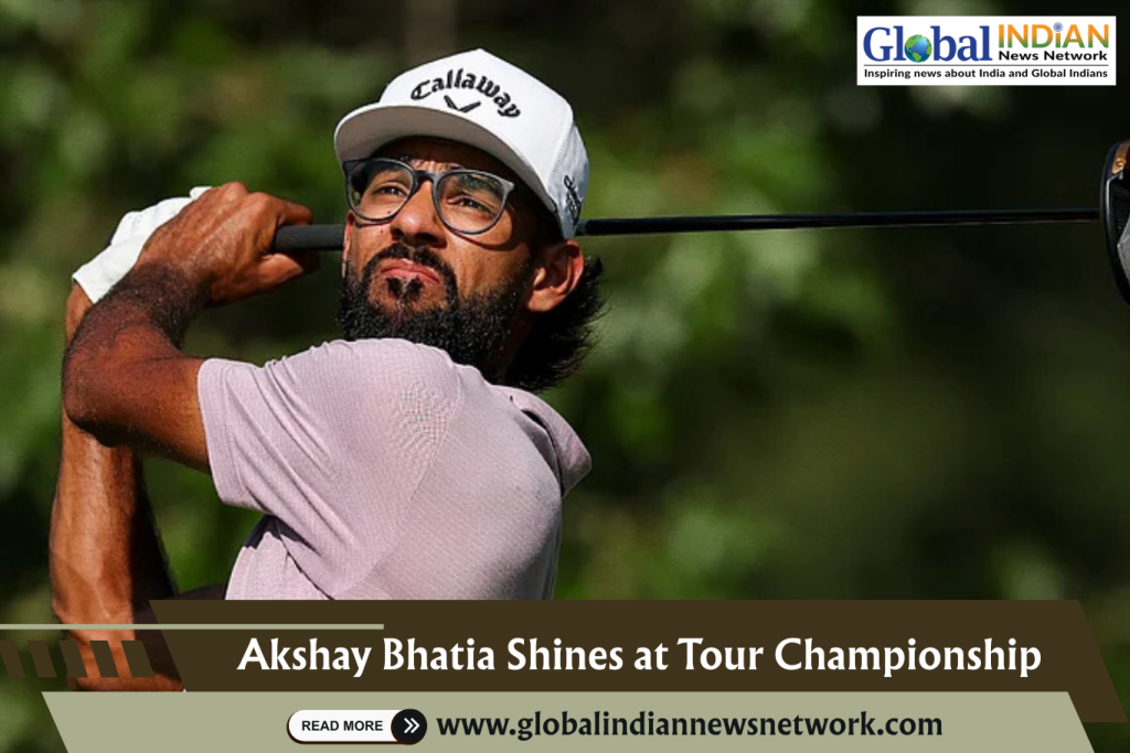Akshay Bhatia Shines at Tour Championship