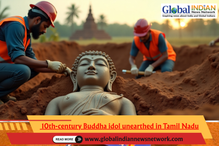 10th-century Buddha idol unearthed in Tamil Nadu