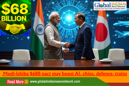 Modi-Ishiba $68B pact may boost AI, chips, defence, trains