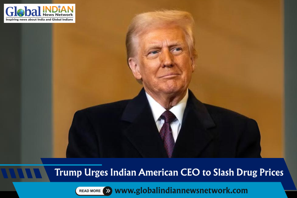 Trump Urges Indian American CEO to Slash Drug Prices