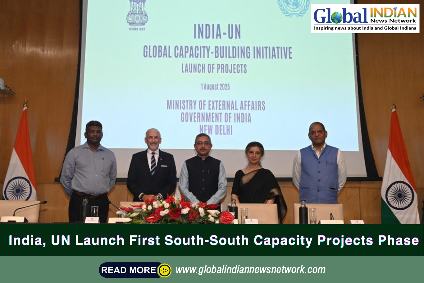  India, UN Launch First South-South Capacity Projects Phase
