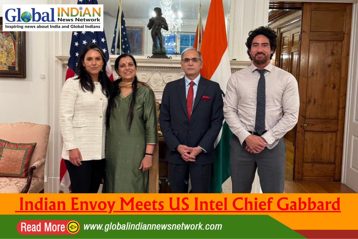 Indian Envoy Meets US Intel Chief Gabbard