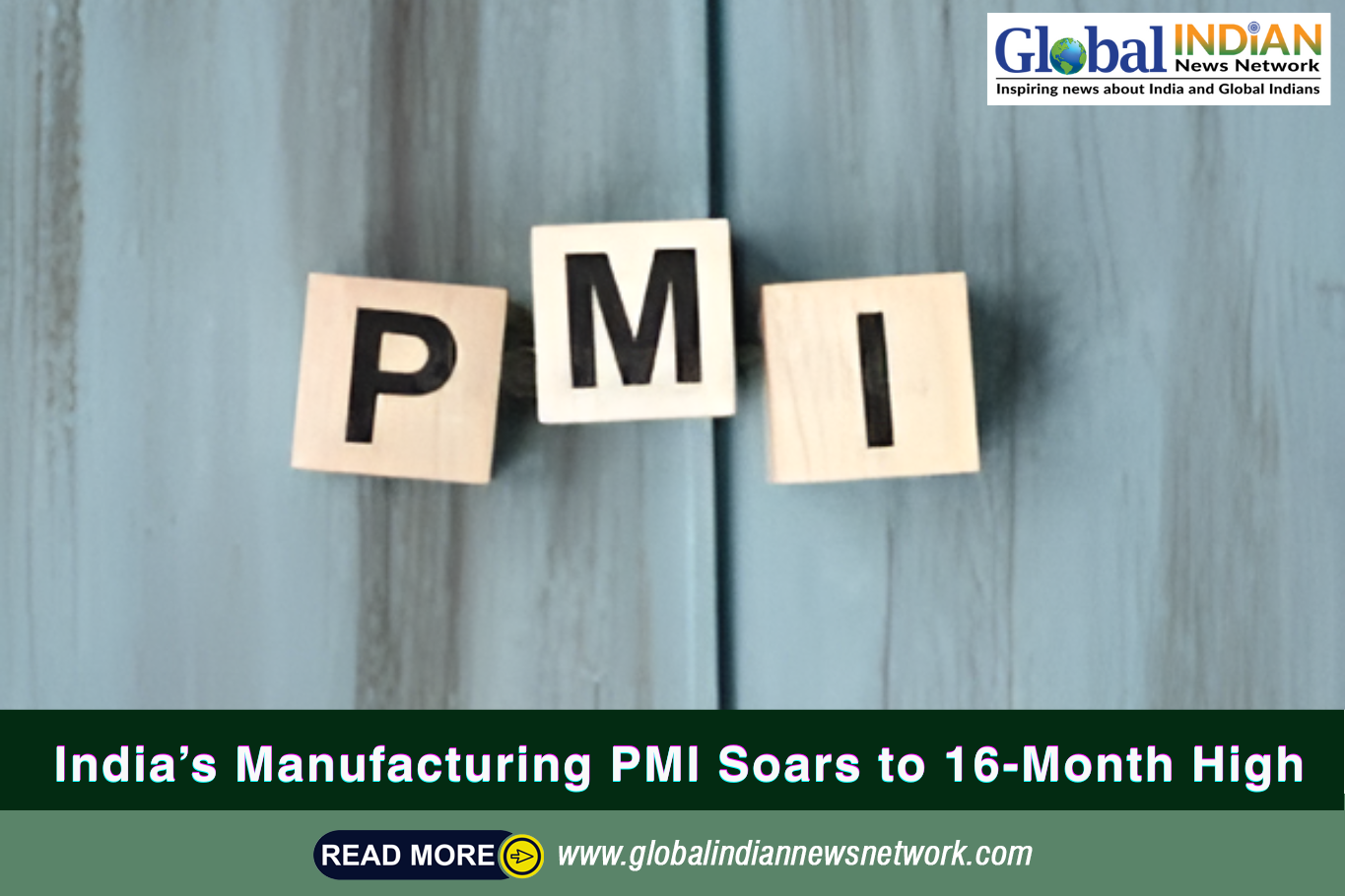  India’s Manufacturing PMI Soars to 16-Month High