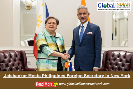 Jaishankar Meets Philippines Foreign Secretary in New York