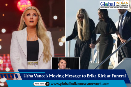Usha Vance’s Moving Message to Erika Kirk at Funeral