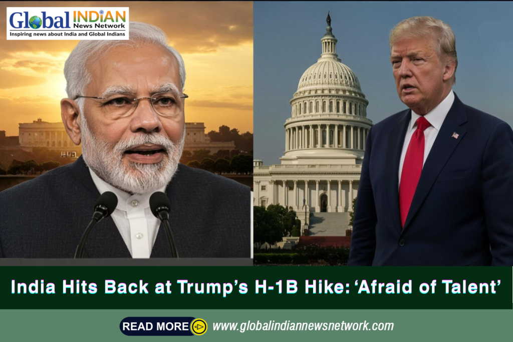 India Hits Back at Trump’s H-1B Hike: ‘Afraid of Talent’