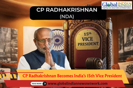 CP Radhakrishnan Becomes India’s 15th Vice President