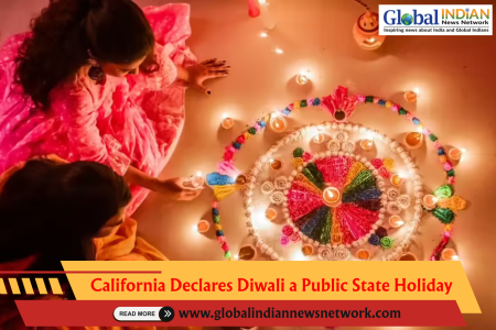 California Declares Diwali a Public State Holiday