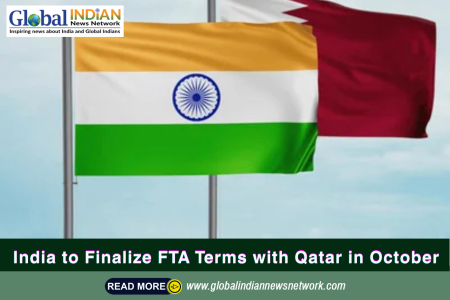 India to Finalize FTA Terms with Qatar in October
