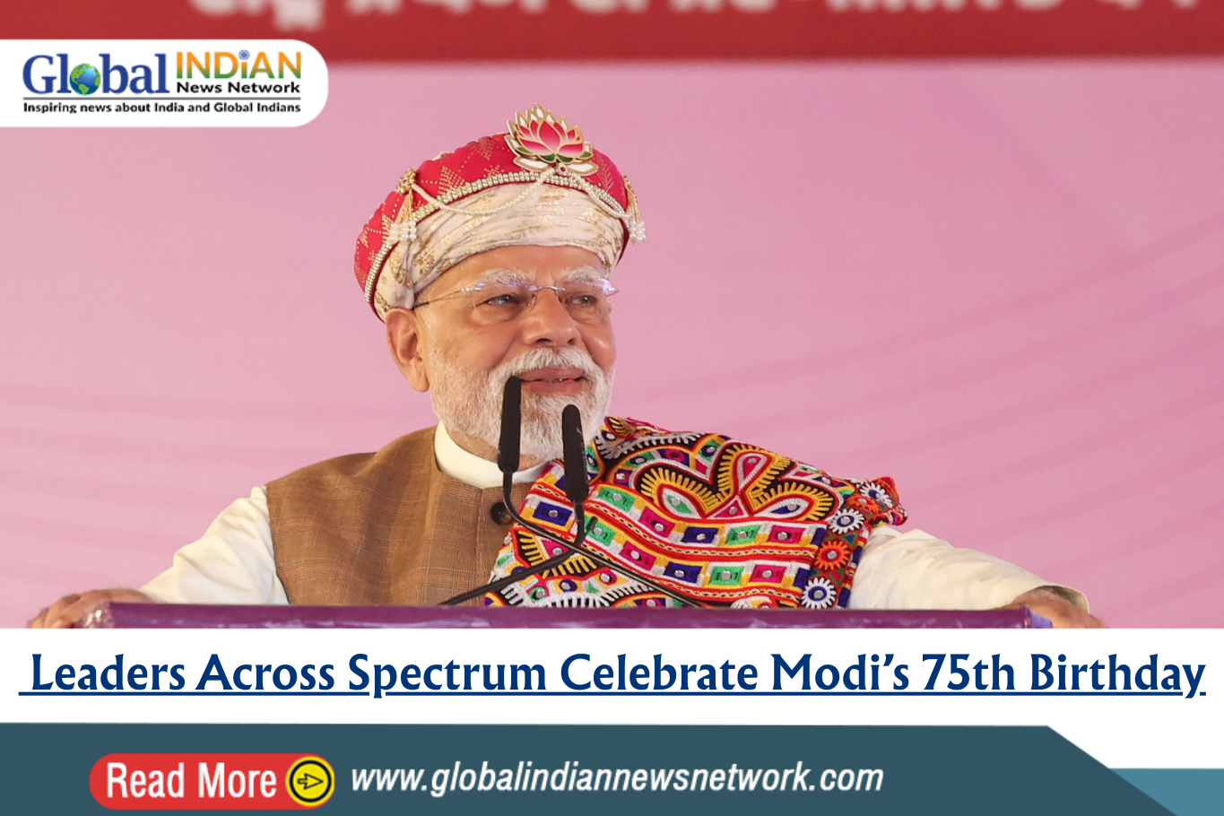 Leaders Across Spectrum Celebrate Modi’s 75th Birthday

