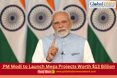 PM Modi to Launch Mega Projects Worth $13 Billion
