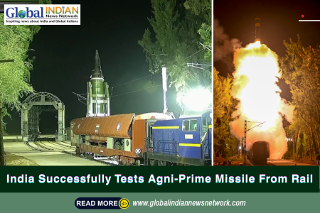 India Successfully Tests Agni-Prime Missile From Rail