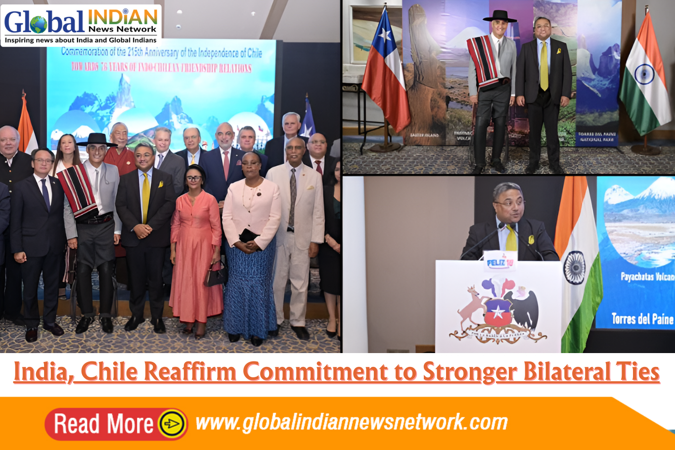 India, Chile Reaffirm Commitment to Stronger Bilateral Ties
