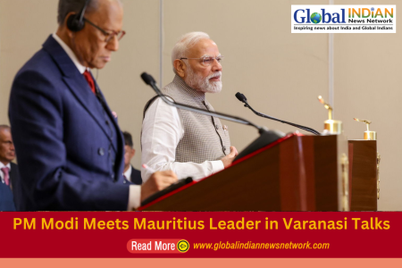 PM Modi Meets Mauritius Leader in Varanasi Talks