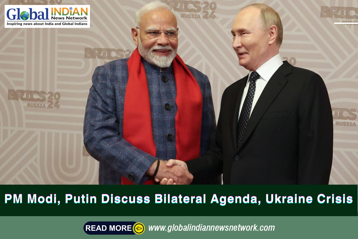 PM Modi, Putin Discuss Bilateral Agenda, Ukraine Crisis