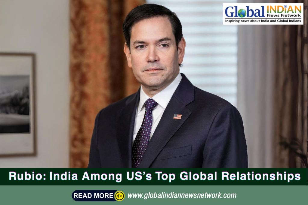 Rubio: India Among US’s Top Global Relationships