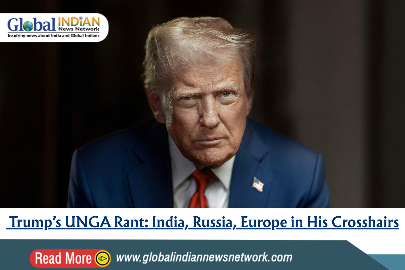  Trump’s UNGA Rant: India, Russia, Europe in His Crosshairs